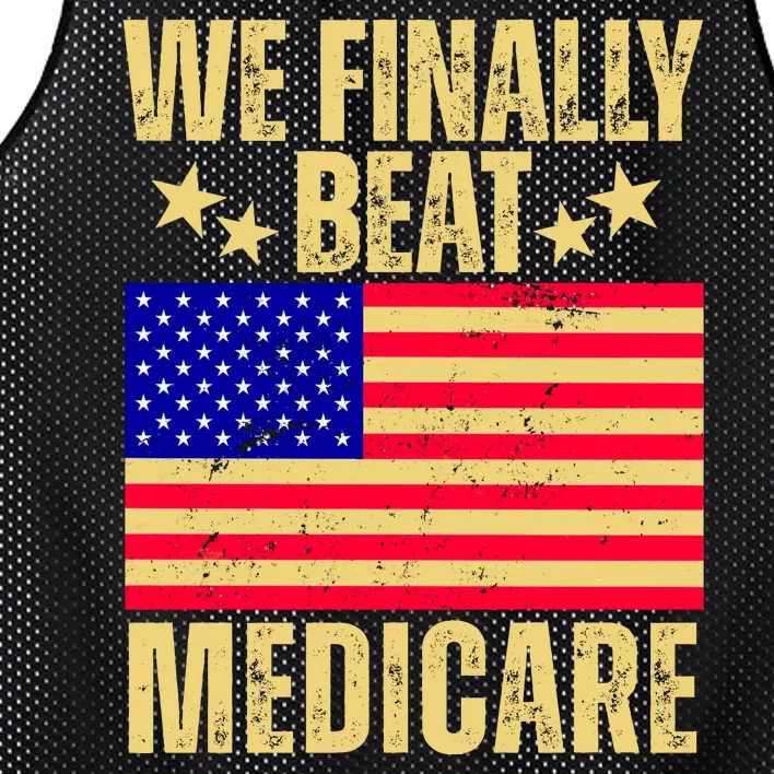 We Finally Beat Medicare Mesh Reversible Basketball Jersey Tank