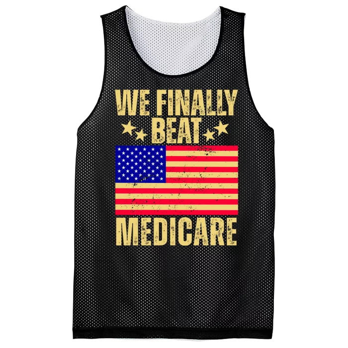 We Finally Beat Medicare Mesh Reversible Basketball Jersey Tank