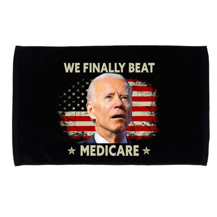 We Finally Beat Medicare Funny Biden Microfiber Hand Towel