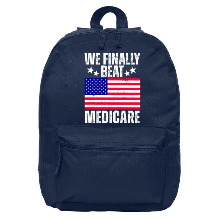 We Finally Beat Medicare Funny Politics 2024 Election 16 in Basic Backpack