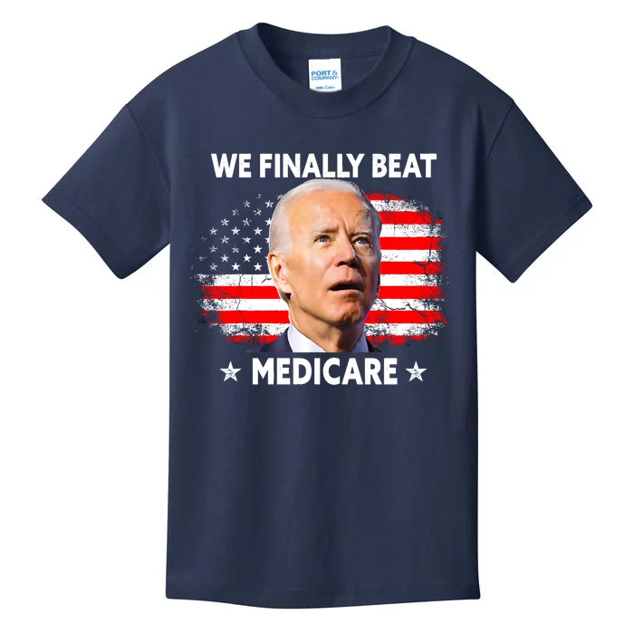 We Finally Beat Medicare Funny Biden Kids T-Shirt