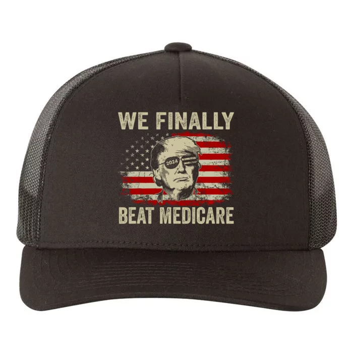 We Finally Beat Medicare Funny Biden Yupoong Adult 5-Panel Trucker Hat