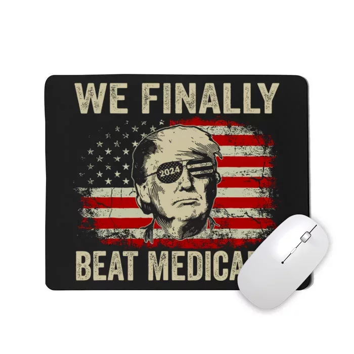 We Finally Beat Medicare Funny Biden Mousepad