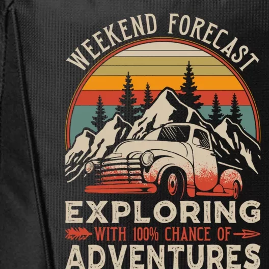 Weekend Forecast: Camping 100% Chance Adventure Explorers Gift City Backpack