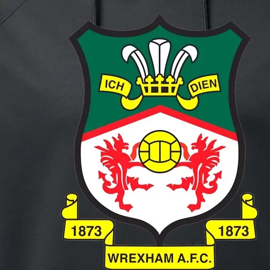 Wrexham Football Club Champion Wale Performance Fleece Hoodie