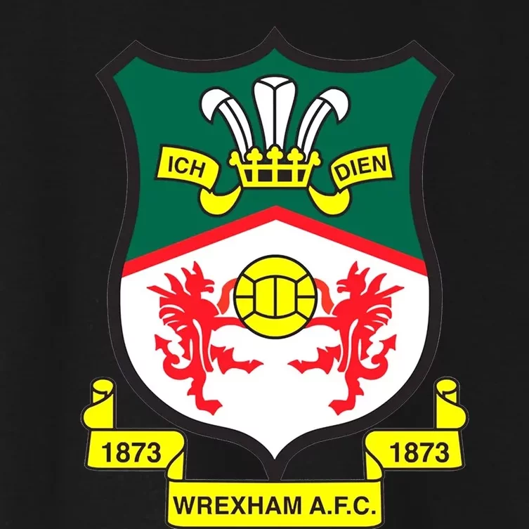 Wrexham Football Club Champion Wale Women's Crop Top Tee