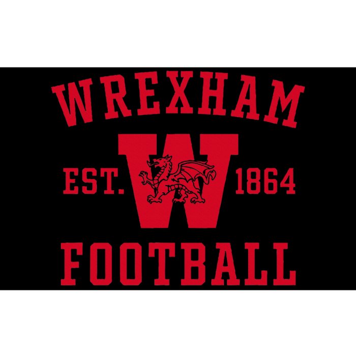 Wrexham Football Collegiate Style Bumper Sticker