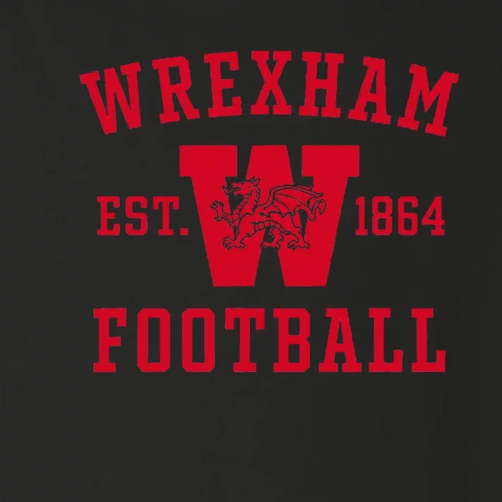 Wrexham Football Collegiate Style Toddler Long Sleeve Shirt