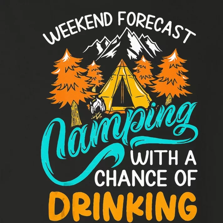 Weekend Forecast Camping With A Chance Of Drinking Toddler Long Sleeve Shirt