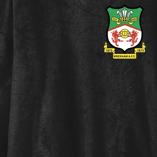 Wrexham Football Club Pocket Logo Hooded Wearable Blanket