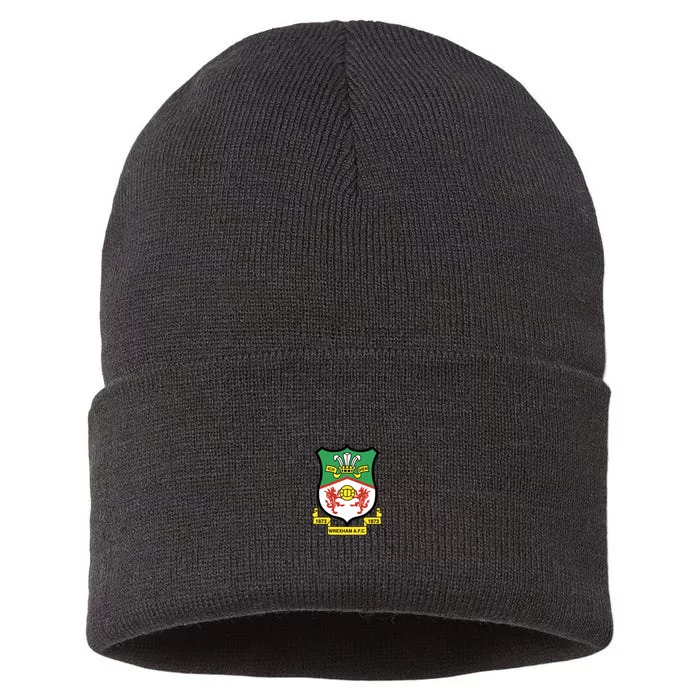 Wrexham Football Club Pocket Logo Sustainable Knit Beanie