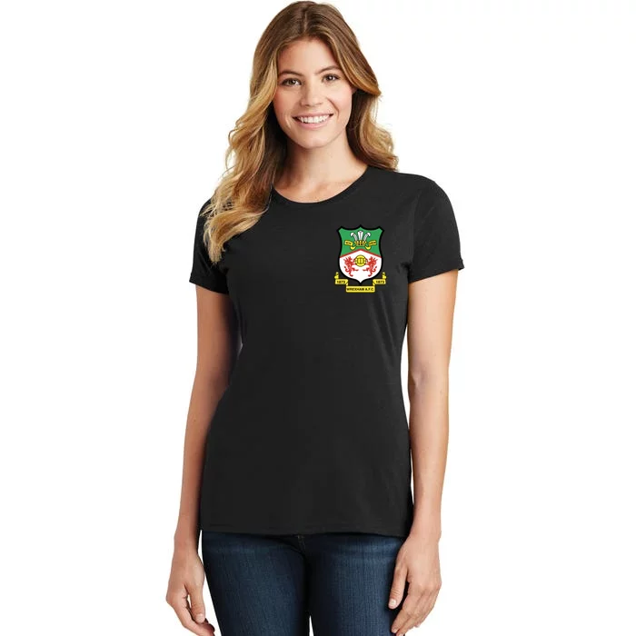 Wrexham Football Club Pocket Logo Women's T-Shirt