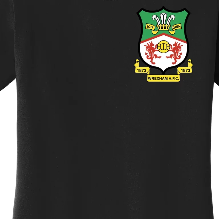 Wrexham Football Club Pocket Logo Women's T-Shirt