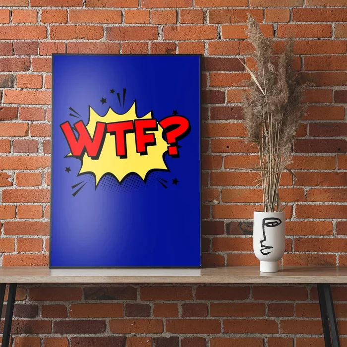 Wtf Funny Comic Book Wtf Gift Poster