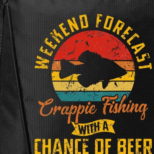 Weekend Forecast Crappie Fishing With A Chance Of Beer City Backpack