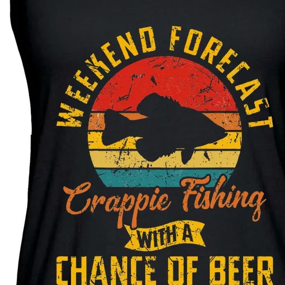 Weekend Forecast Crappie Fishing With A Chance Of Beer Ladies Essential Flowy Tank