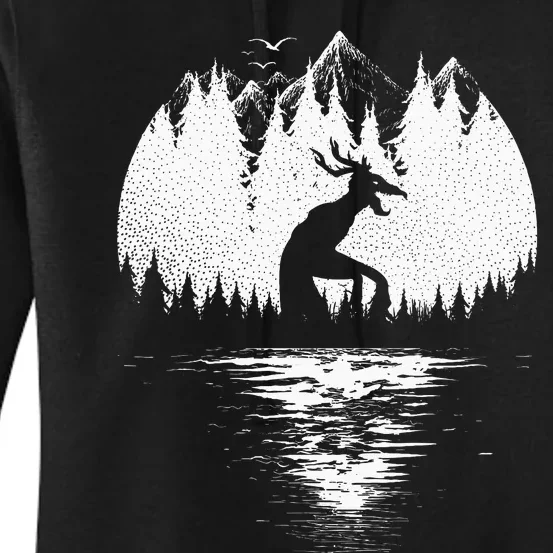 Wendigo Folklore Cryptozoology Women's Pullover Hoodie