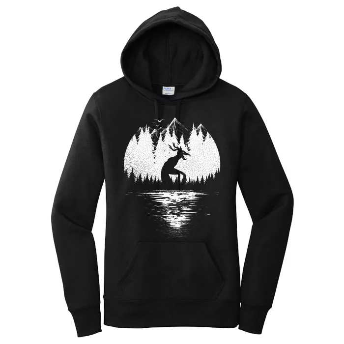 Wendigo Folklore Cryptozoology Women's Pullover Hoodie