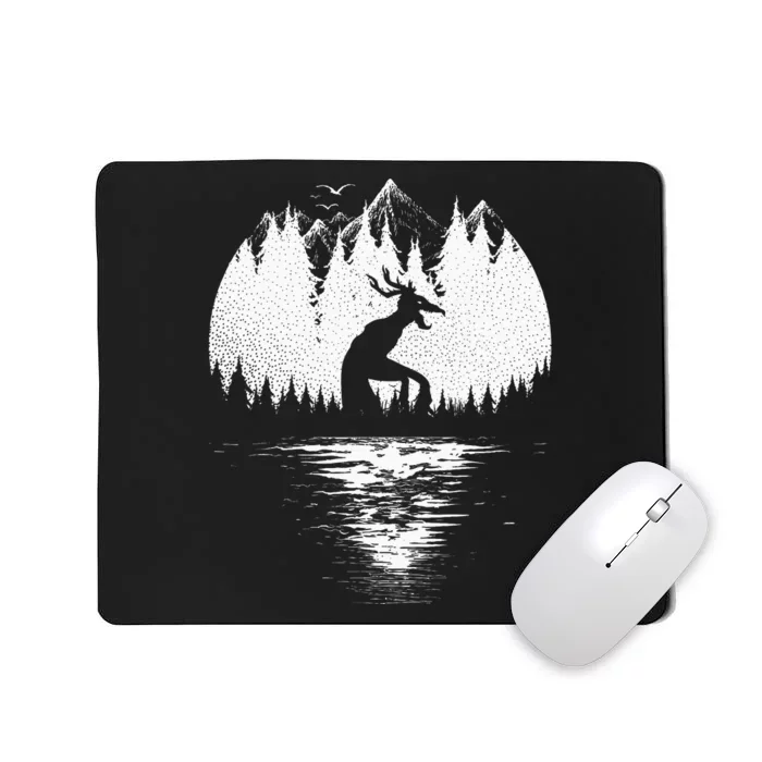 Wendigo Folklore Cryptozoology Mousepad