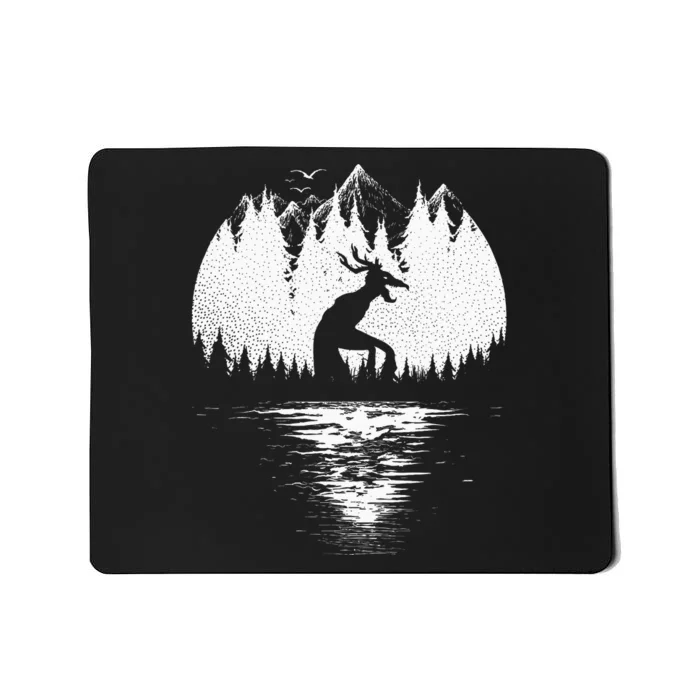 Wendigo Folklore Cryptozoology Mousepad