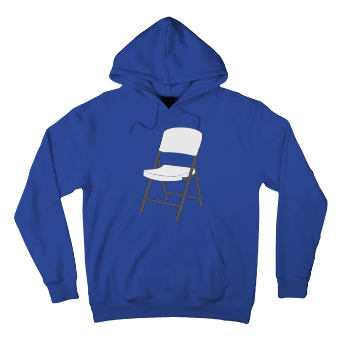 White Folding Chair Hoodie