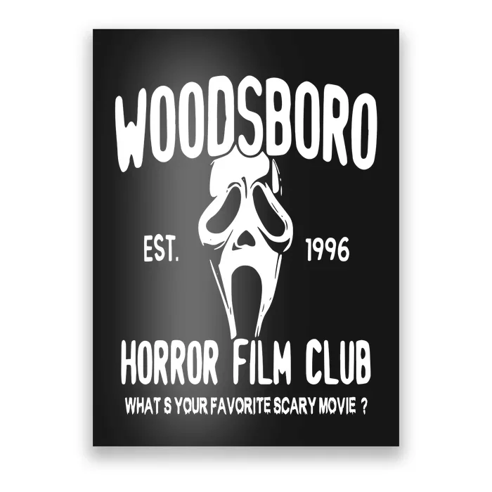 Woodsboro Film Club Scream Movie Poster