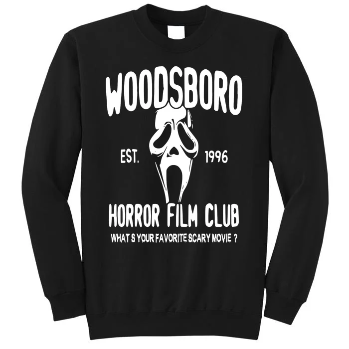 Woodsboro Film Club Scream Movie Tall Sweatshirt