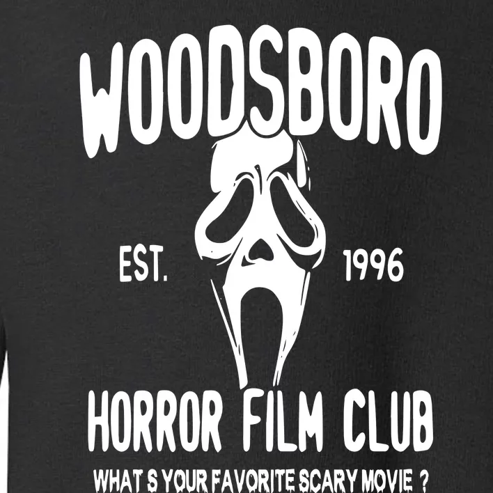 Woodsboro Film Club Scream Movie Toddler Sweatshirt