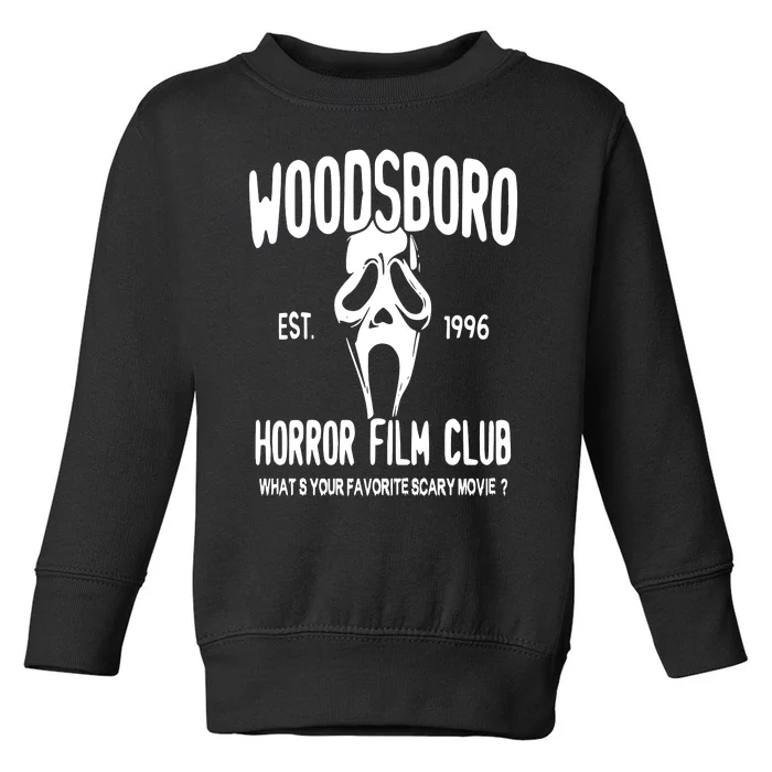 Woodsboro Film Club Scream Movie Toddler Sweatshirt