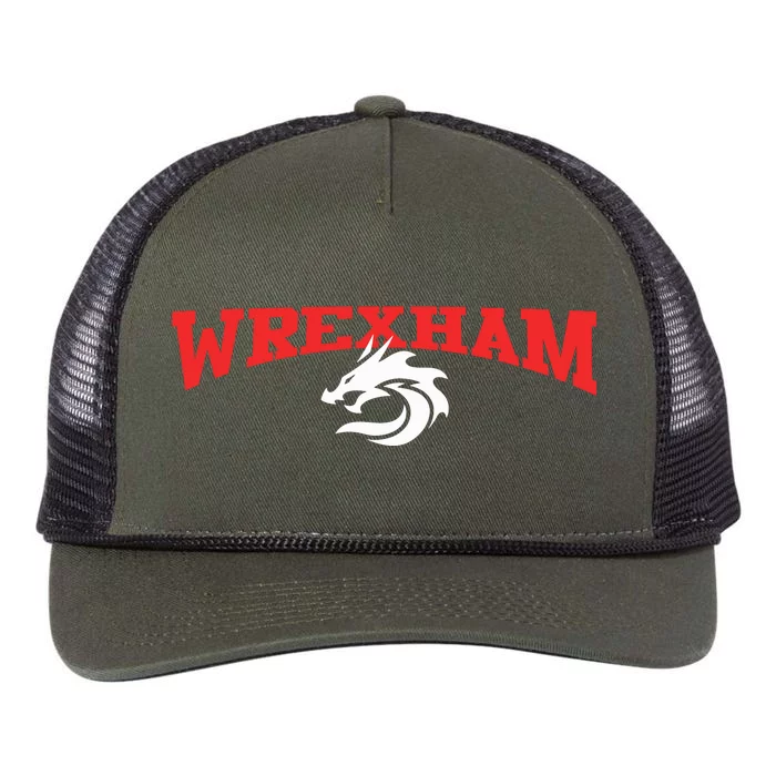 Wrexham Football Club Champion Wale Retro Rope Trucker Hat Cap