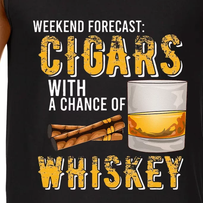 Weekend Forecast Cigars With Chance Of Whiskey Gifts Comfort Colors® Tank Top