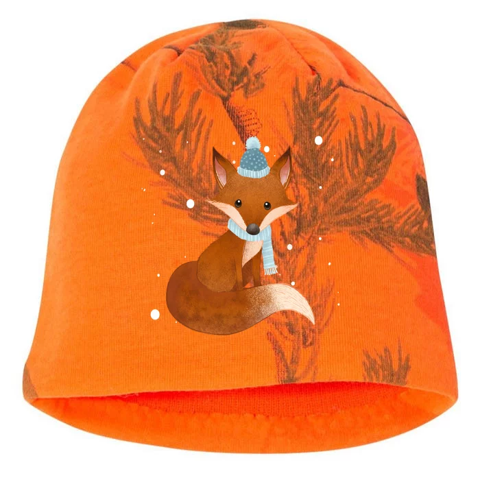 Winter Fox Cute Kati - Camo Knit Beanie