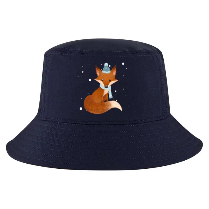 Winter Fox Cute Cool Comfort Performance Bucket Hat