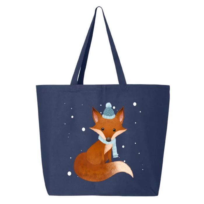 Winter Fox Cute 25L Jumbo Tote