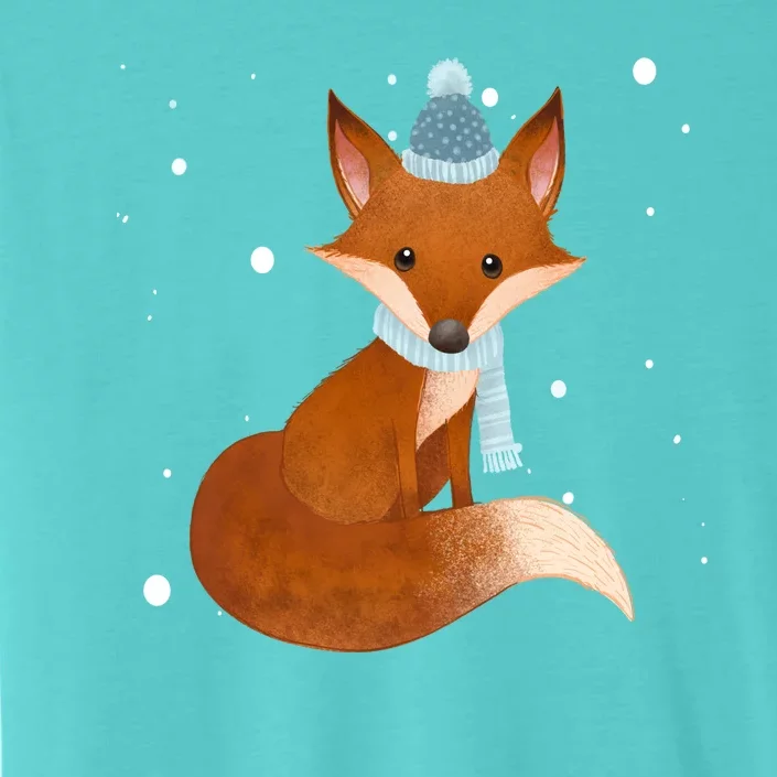 Winter Fox Cute ChromaSoft Performance T-Shirt