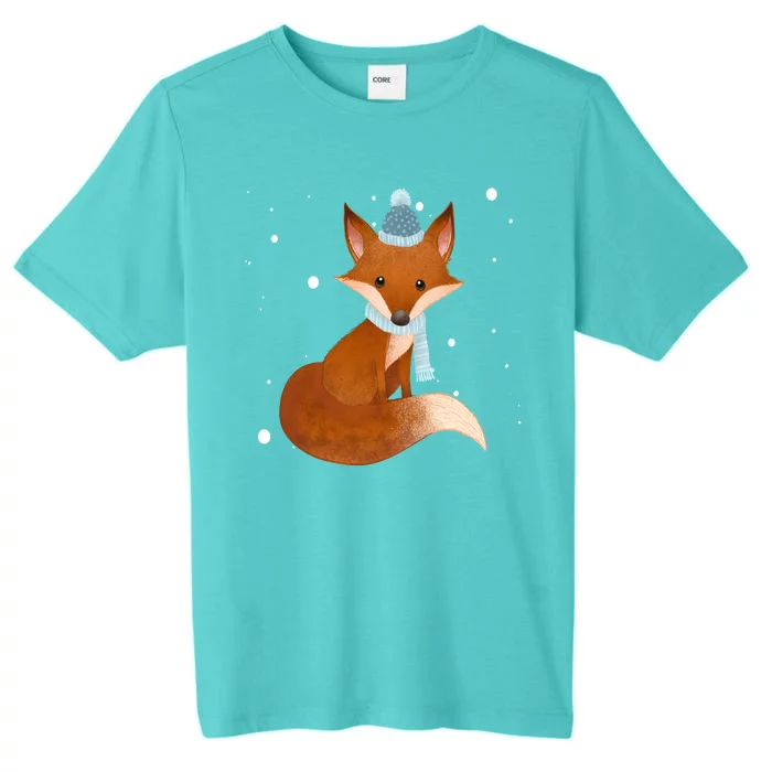 Winter Fox Cute ChromaSoft Performance T-Shirt