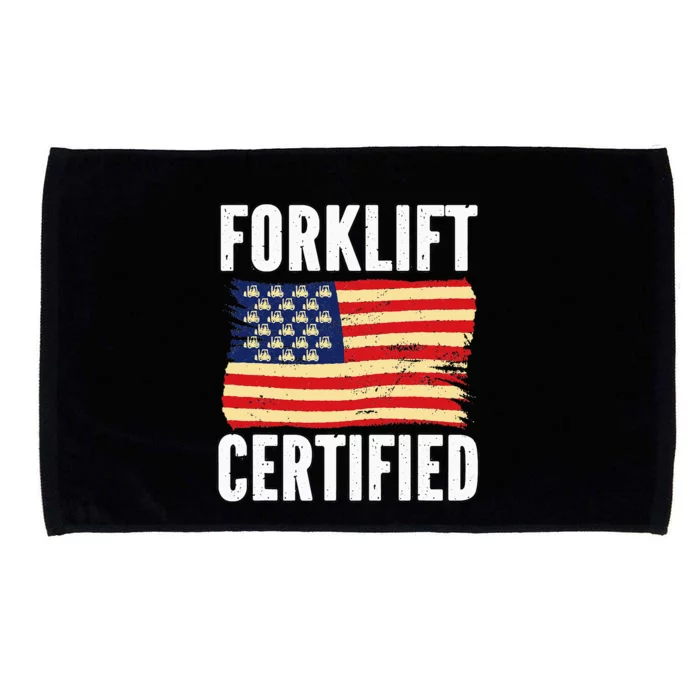 Warehouse Forklift Certified Microfiber Hand Towel