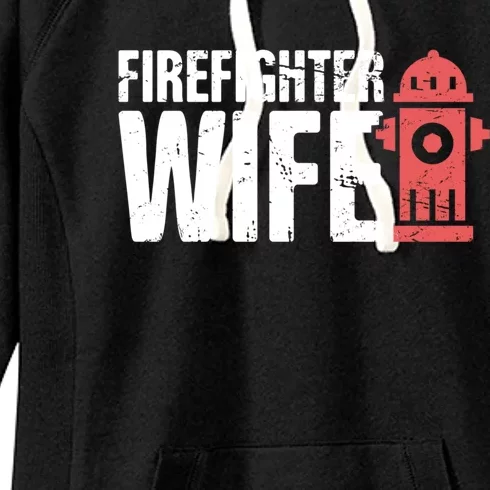 Wife Fire Departt And Fire Fighter / Firefighter Gift Women's Fleece Hoodie