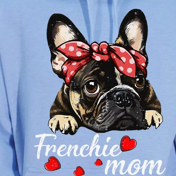 Women Frenchie Dog Mom French Bulldog Mom Love Mothers Day Unisex Surf Hoodie