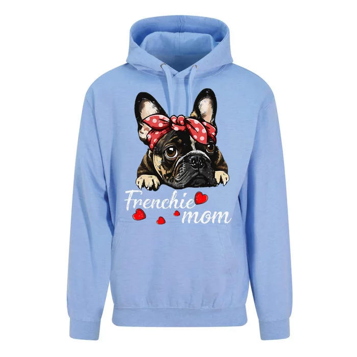 Women Frenchie Dog Mom French Bulldog Mom Love Mothers Day Unisex Surf Hoodie