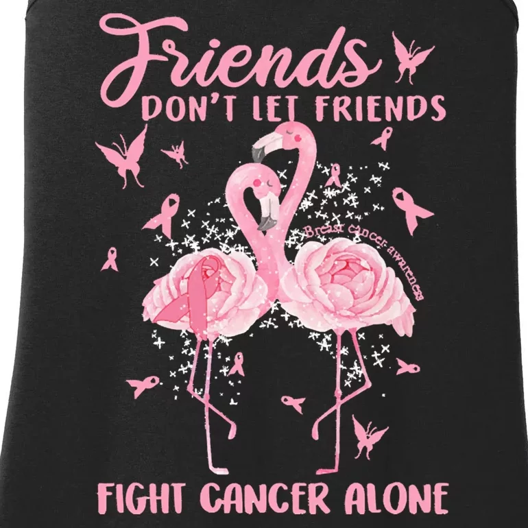 Womens Friends Don't Let Friends Fight Breast Cancer Alone Gifts Ladies Essential Tank