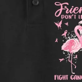 Womens Friends Don't Let Friends Fight Breast Cancer Alone Gifts Dry Zone Grid Performance Polo