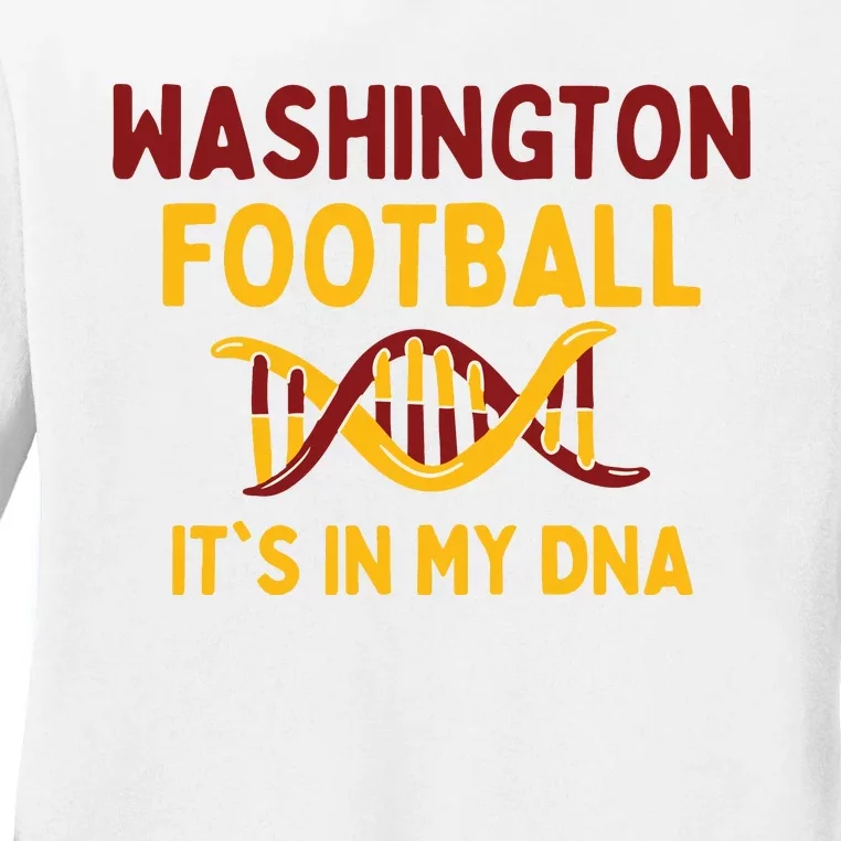 Washington Football DC Sports Team Ladies Long Sleeve Shirt