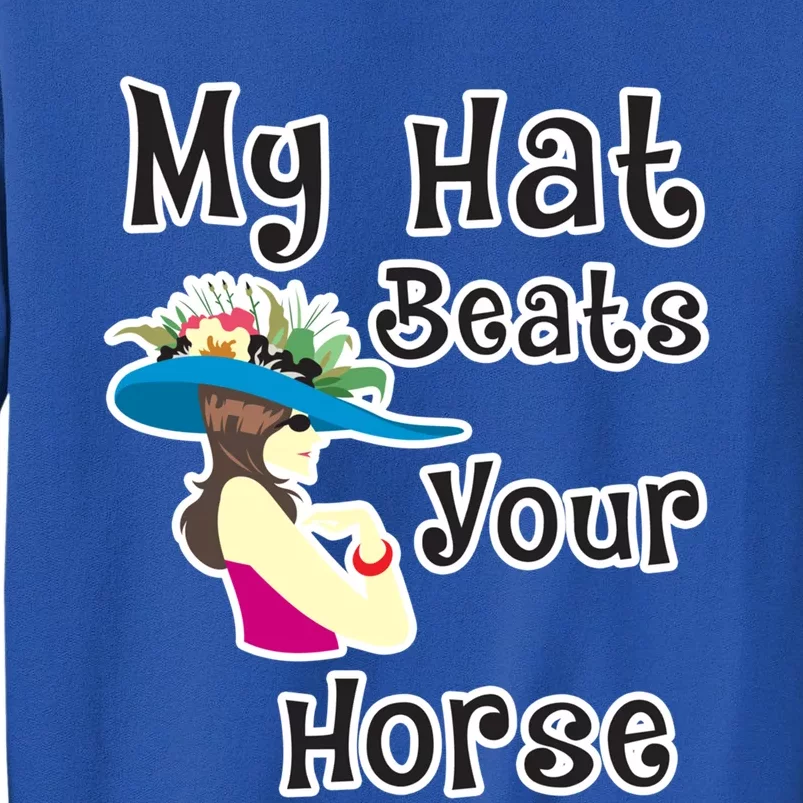 Wo Funny Derby Hat Horse Betting Derby Raceday Party Gift Sweatshirt