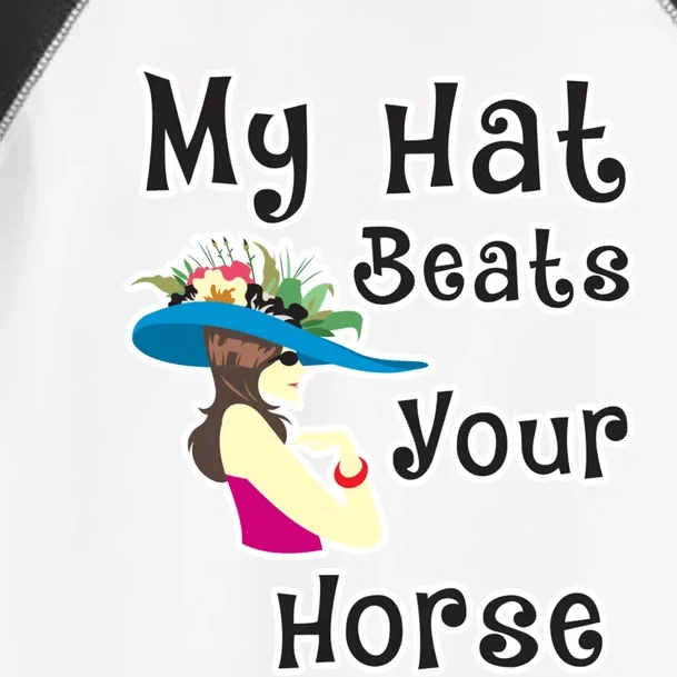 Wo Funny Derby Hat Horse Betting Derby Raceday Party Gift Toddler Fine Jersey T-Shirt