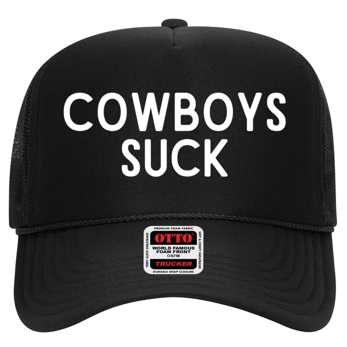 Washington Football DC Sports Team Cowboys Suck TShirt High Crown Mesh Trucker Hat