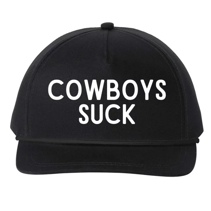 Washington Football DC Sports Team Cowboys Suck TShirt Snapback Five-Panel Rope Hat