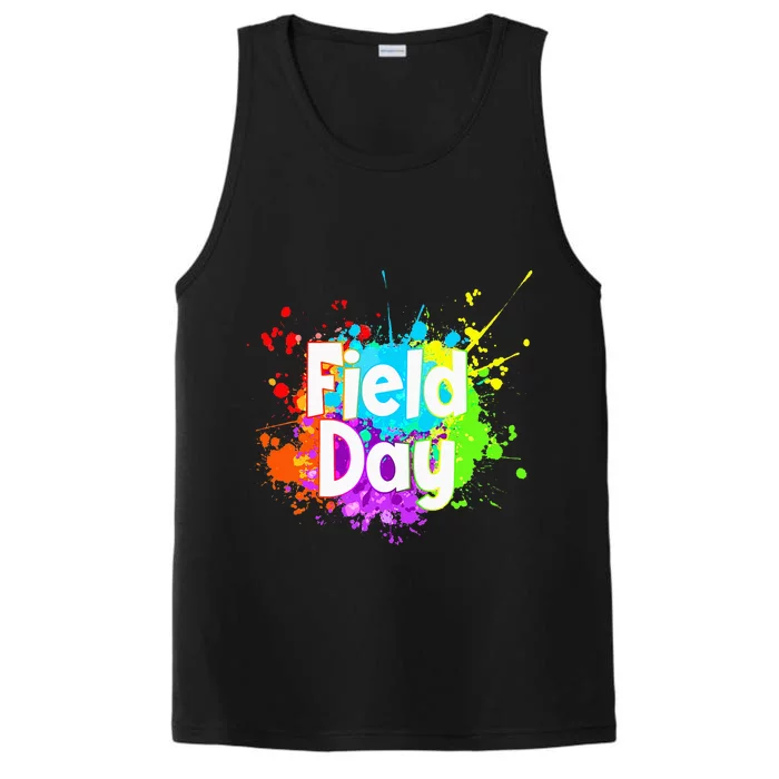 Watercolor Field Day Squad 2024 School Performance Tank