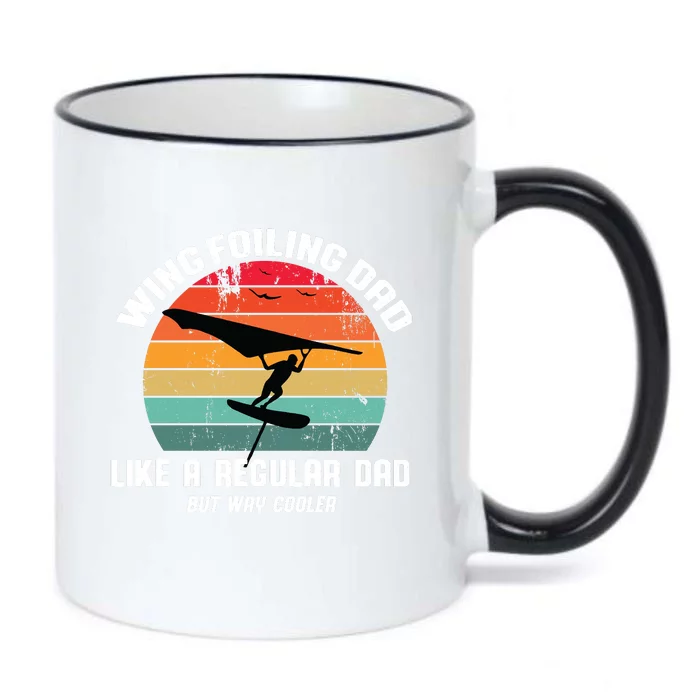 Wing Foiling Dad Like A Regular Dad But Cooler Black Color Changing Mug