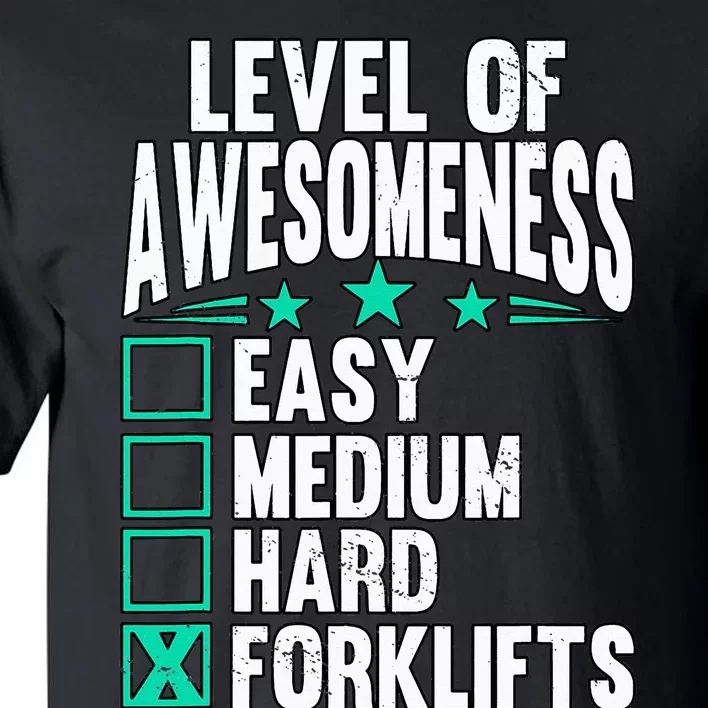 Warehouse Forklift Driver Tall T-Shirt